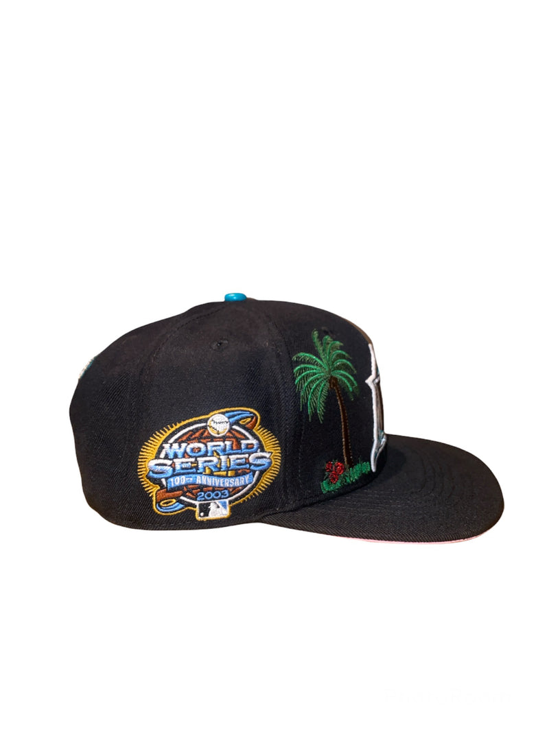 Pro Standard Men Pro Standard Florida Marlins Retro Trucker Hat Black 1 Size