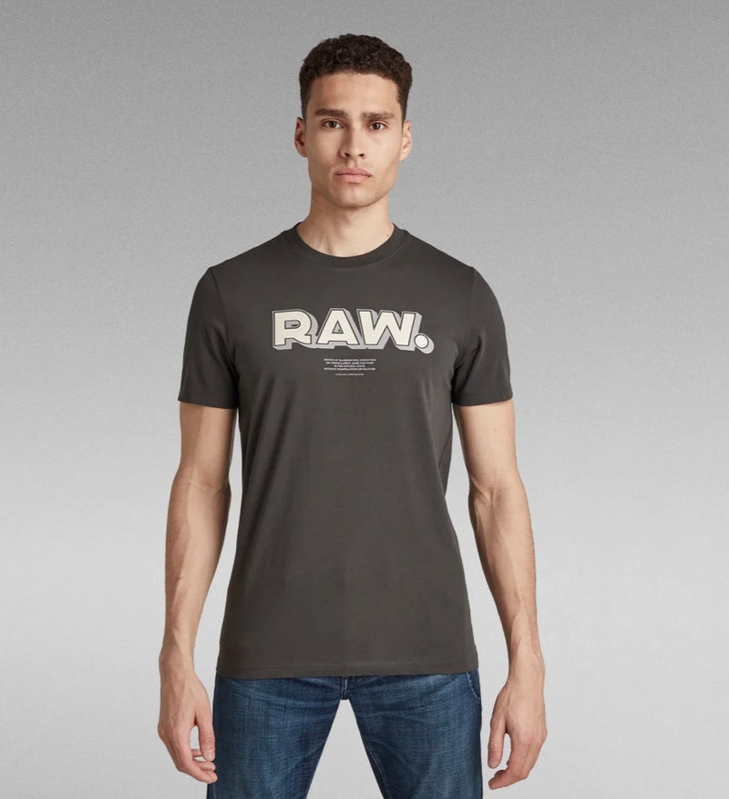 RAW. SLIM T-SHIRT (CLOAK)