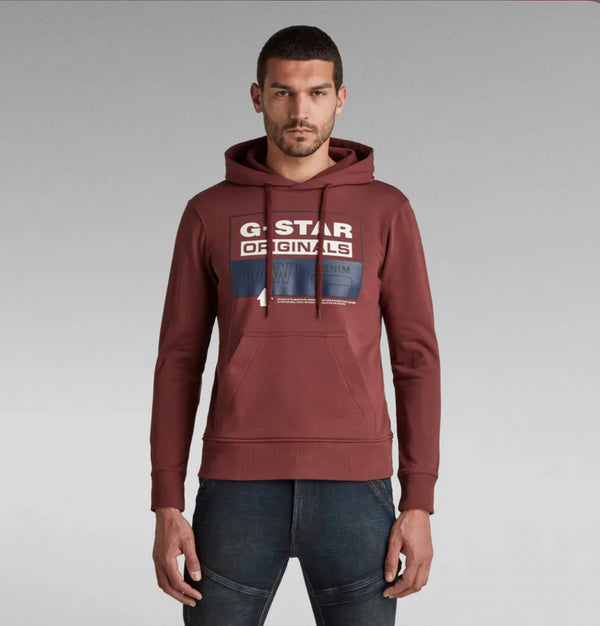 G-STAR ORIGINALS HOODED SWEATER (PACCIO)