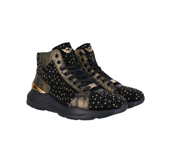 BANDANA HUSTLER GOLD SNEAKERS