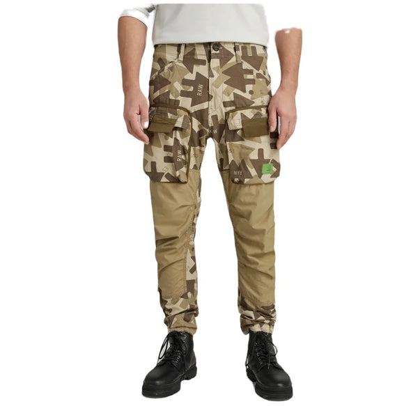 3D REGULAR TAPERED CARGO PANTS  (ARROWS)