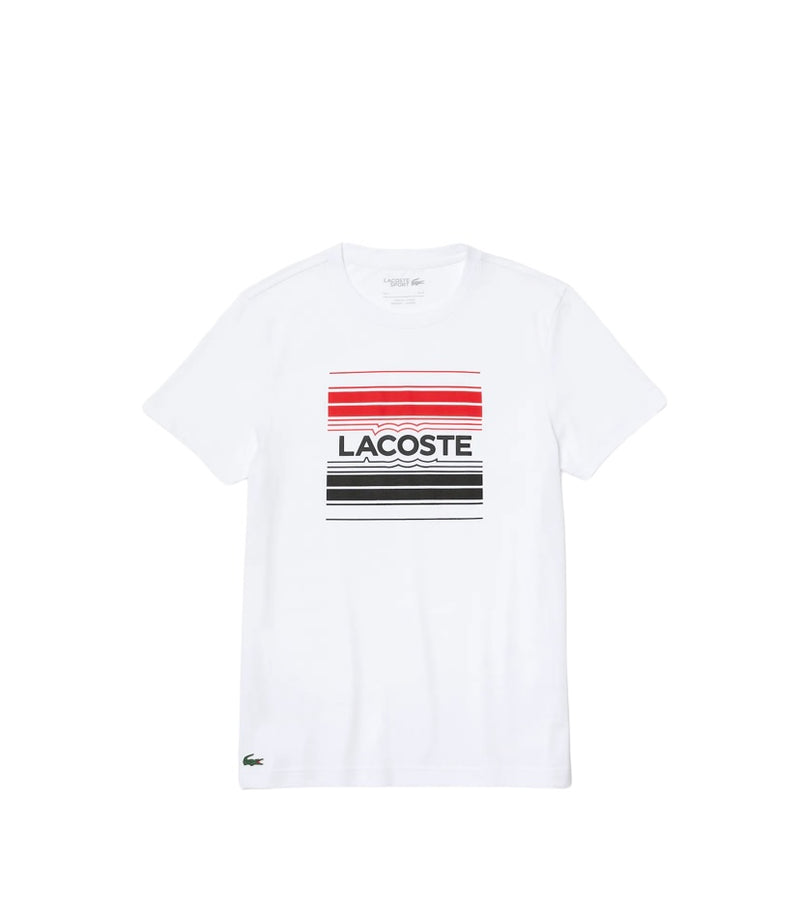 Men's Lacoste SPORT Stylized Logo Print Organic Cotton T-shirt