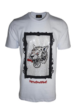 SAMURAI WHITE TIGER T-SHIRT