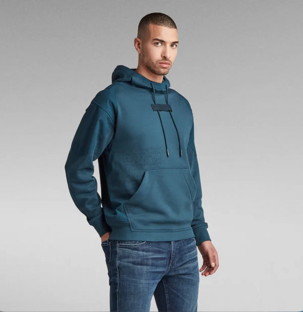 G-Star Woven mix graphic loose hoodie