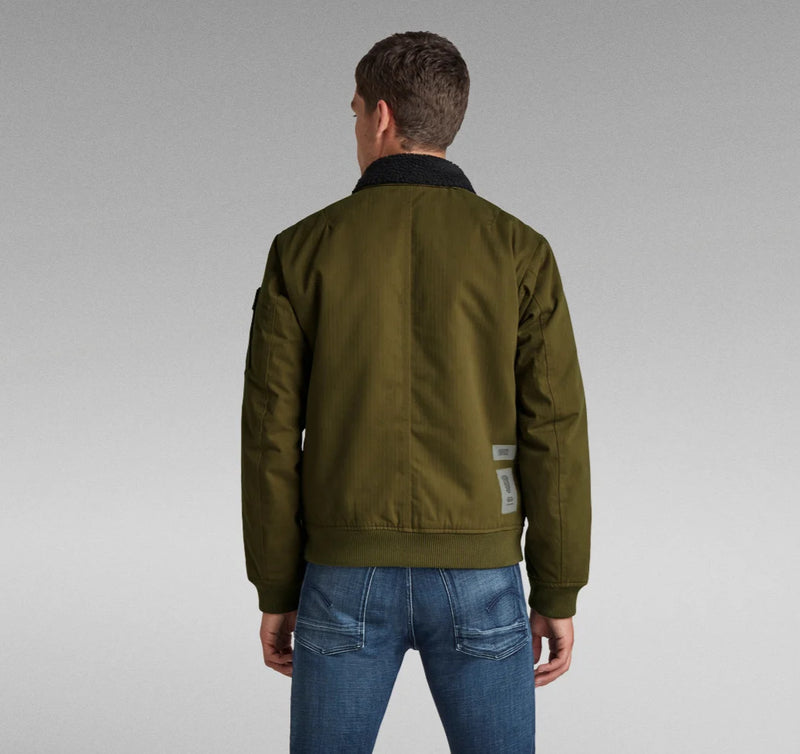 FLIGHT BOMBER JACKET DARK OLIVE