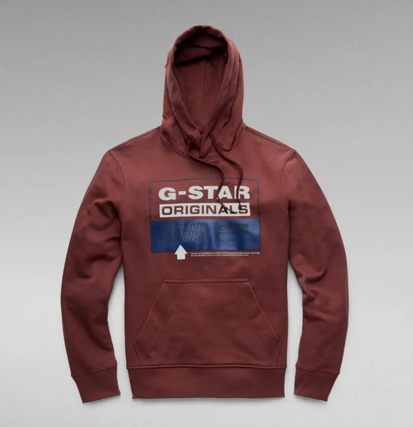 G-STAR ORIGINALS HOODED SWEATER (PACCIO)